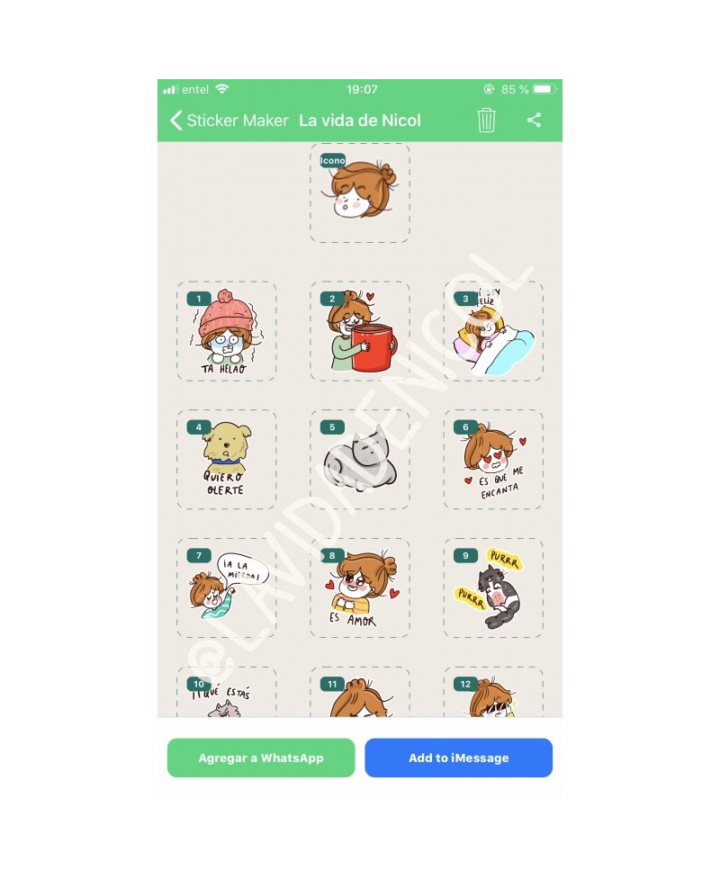 STICKERS WHATSAPP pack 1