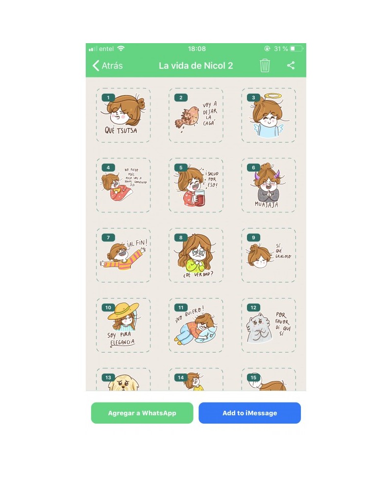 PACK STICKERS 2 + FONDO DE...