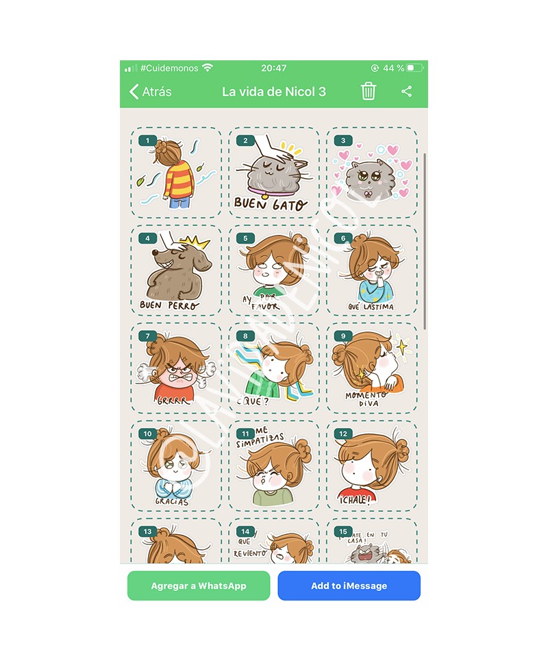 STICKERS WHATSAPP pack 3