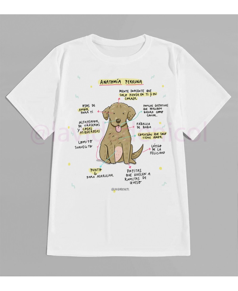 Polera Anatomía perruna