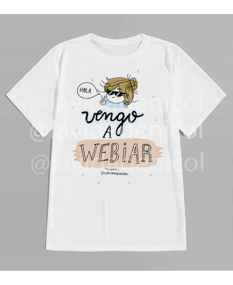 Polera vengo a webiar