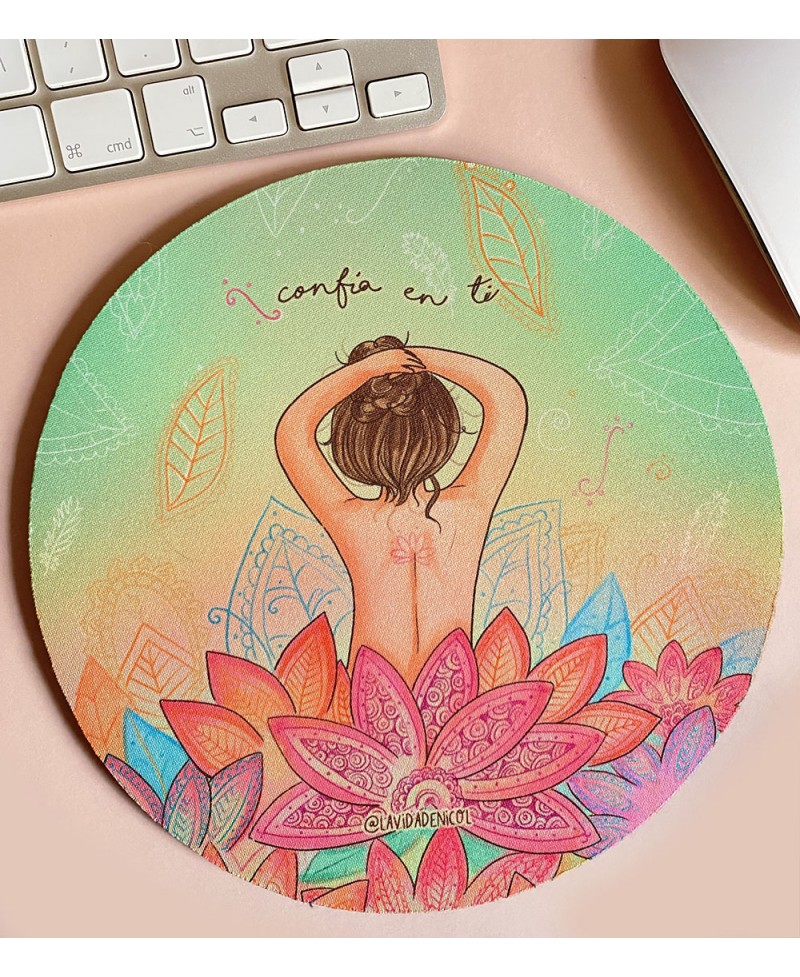 mouse pad redondo